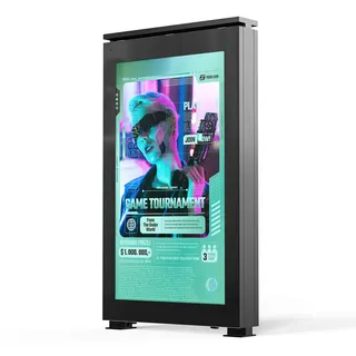 Marvel MWE86DC 86in Double-Sided Outdoor Bus Shelter Display